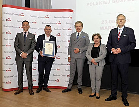 Firma Szynaka Meble uhonorowana tytułem Ambasador Polskiej Gospodarki w kategorii Firma Globalna